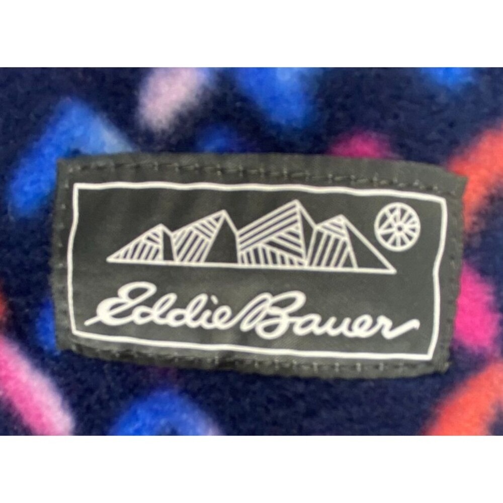 NWT‎ Eddie Bauer Kids Youth Large 14/16 Fleece 1/4 Zip Pullover Multicolor Soft - Picture 6 of 8